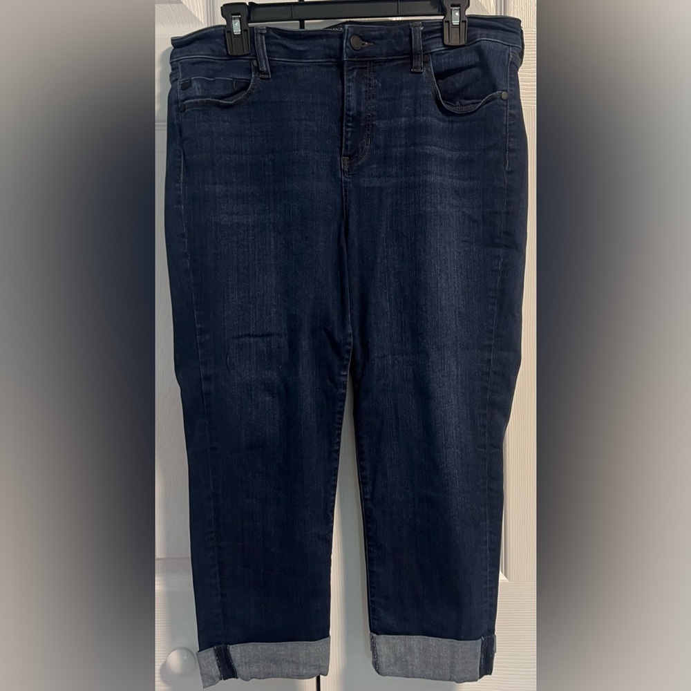 Women's Liverpool "The Crop" Jeans In Dark Denim